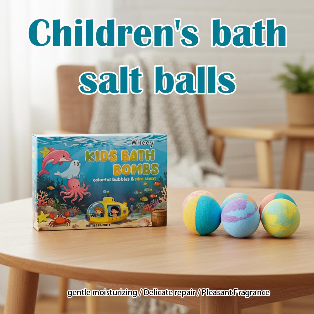 6Pcs Kids Bubble Bath Bombs Se - Bath Salts 评论和价格